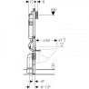 Geberit Duofix - Predstenová inštalácia na závesné WC, výška 1,12 m - 111.300.00.5