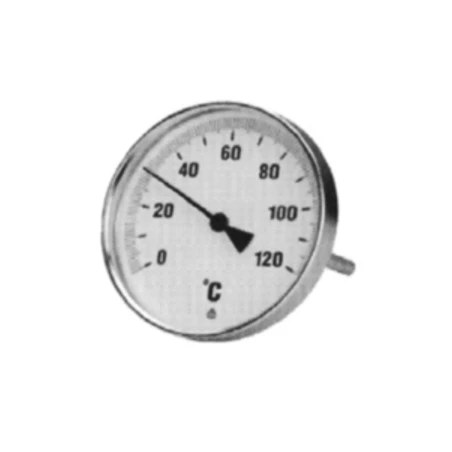 Teplomer stonkový priamy TR100, l 400mm, 0+120°C